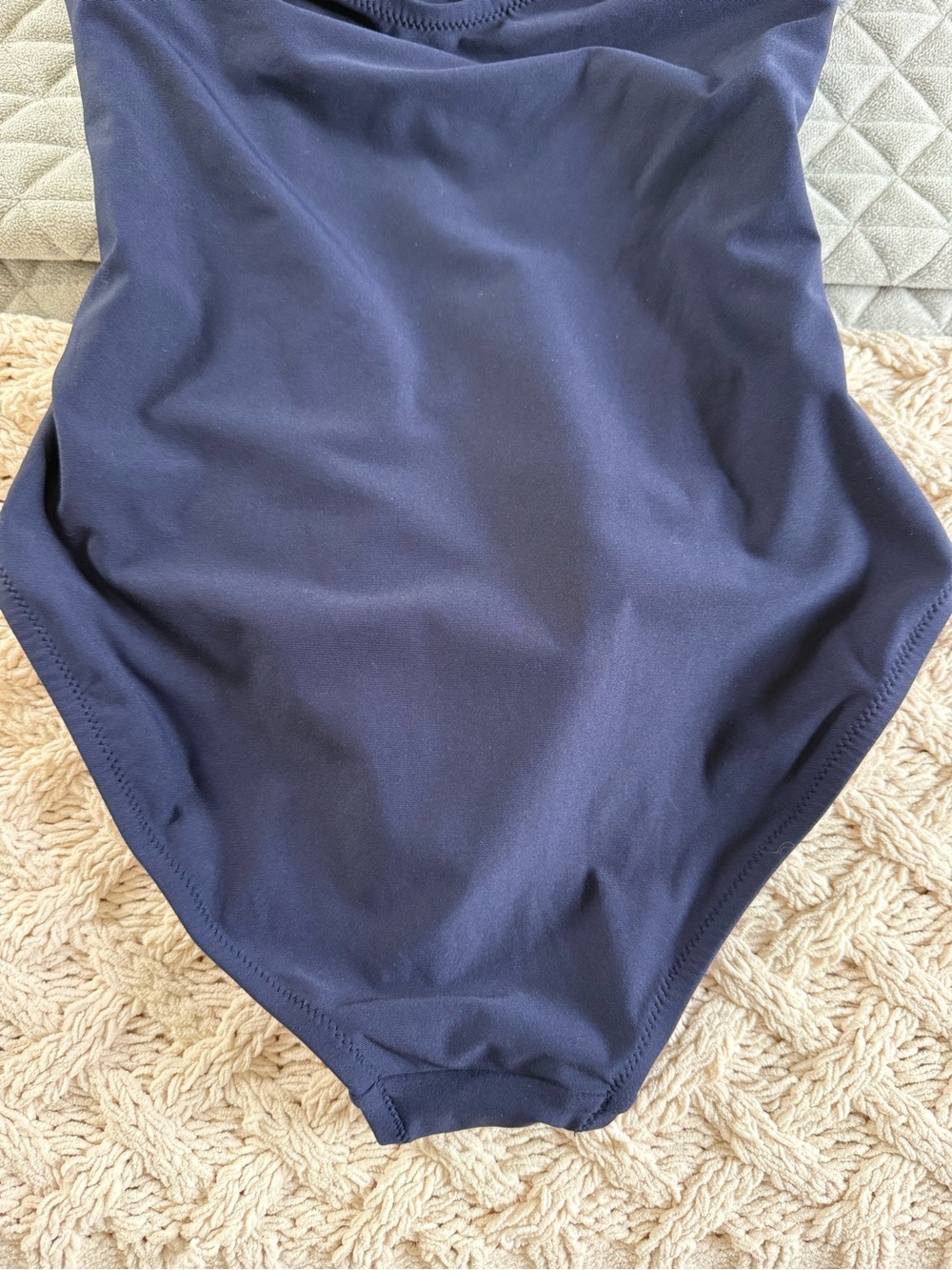 Athleta Navy Square Neck One-Piece Swimsuit with Adjustable Straps - Picture 10 of 10